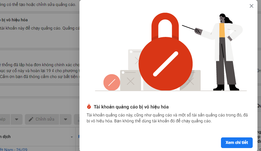 Tài khoản Facebook bị vô hiệu hóa và việc bạn cần làm ngay