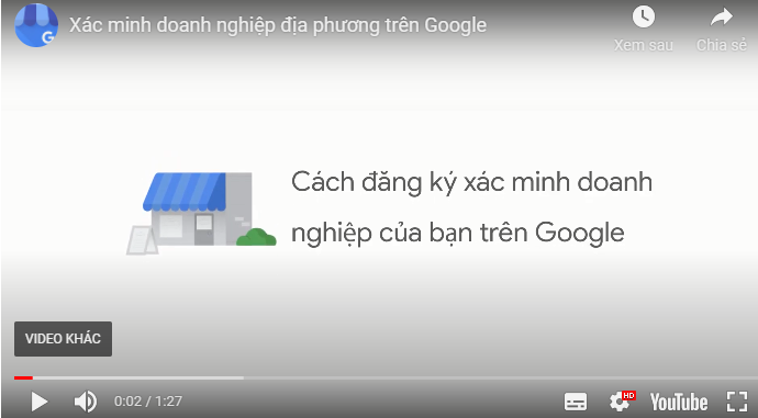 Cách tạo - Xác minh và SEO top google địa chỉ doanh nghiệp